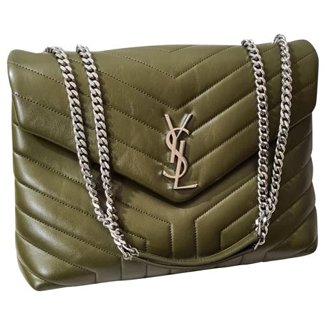 ysl khaki bag